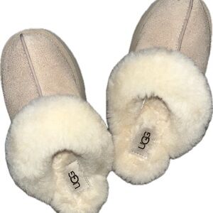 UGG Disquette Platform Clog in Sand